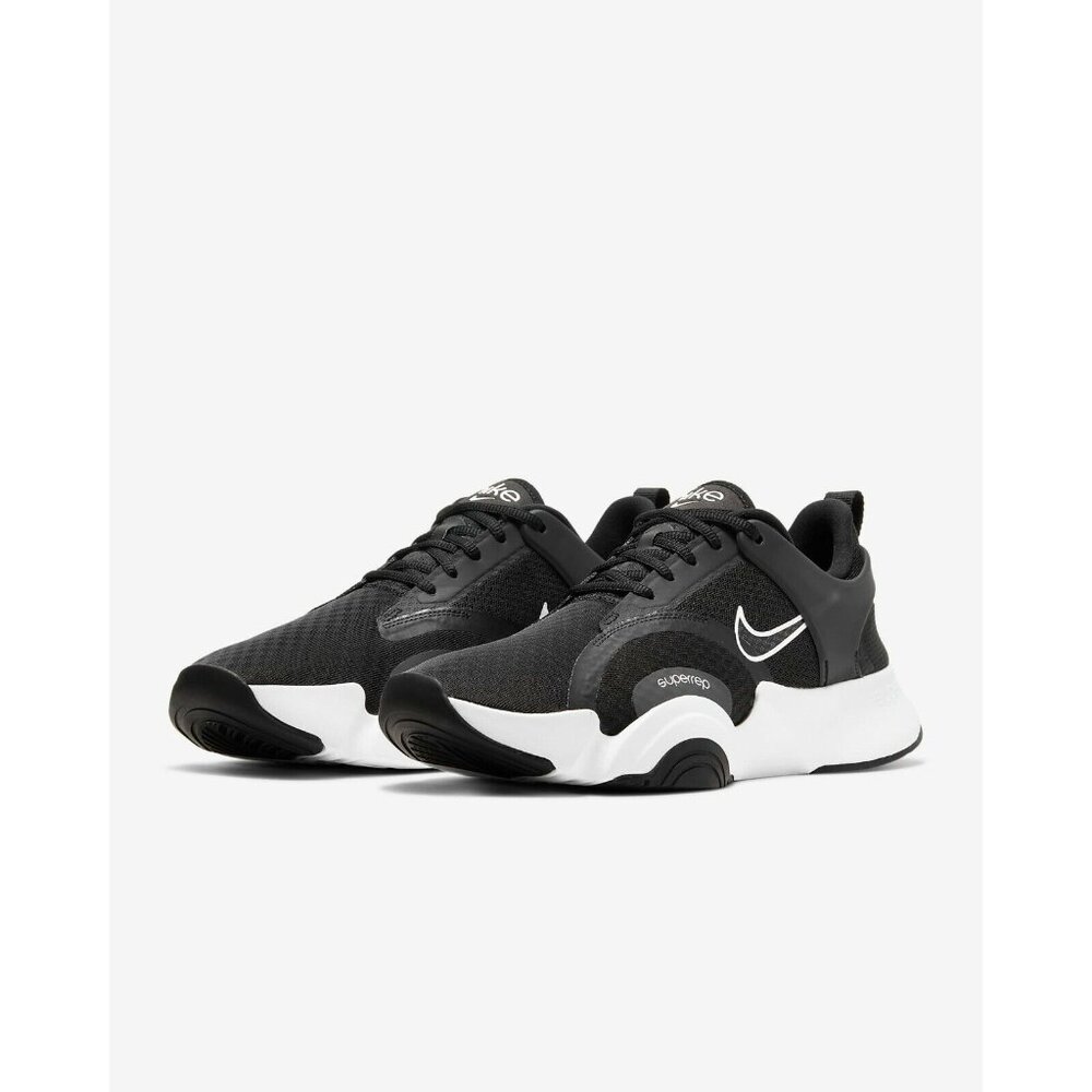 Nike SuperRep Go 2 Men's Training Shoes Size 8 Black / White CZ0604-010
